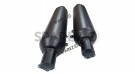 Royal Enfield Shotgun 650 AEW TE 203 Black Exhaust Silencer Pair - SPAREZO